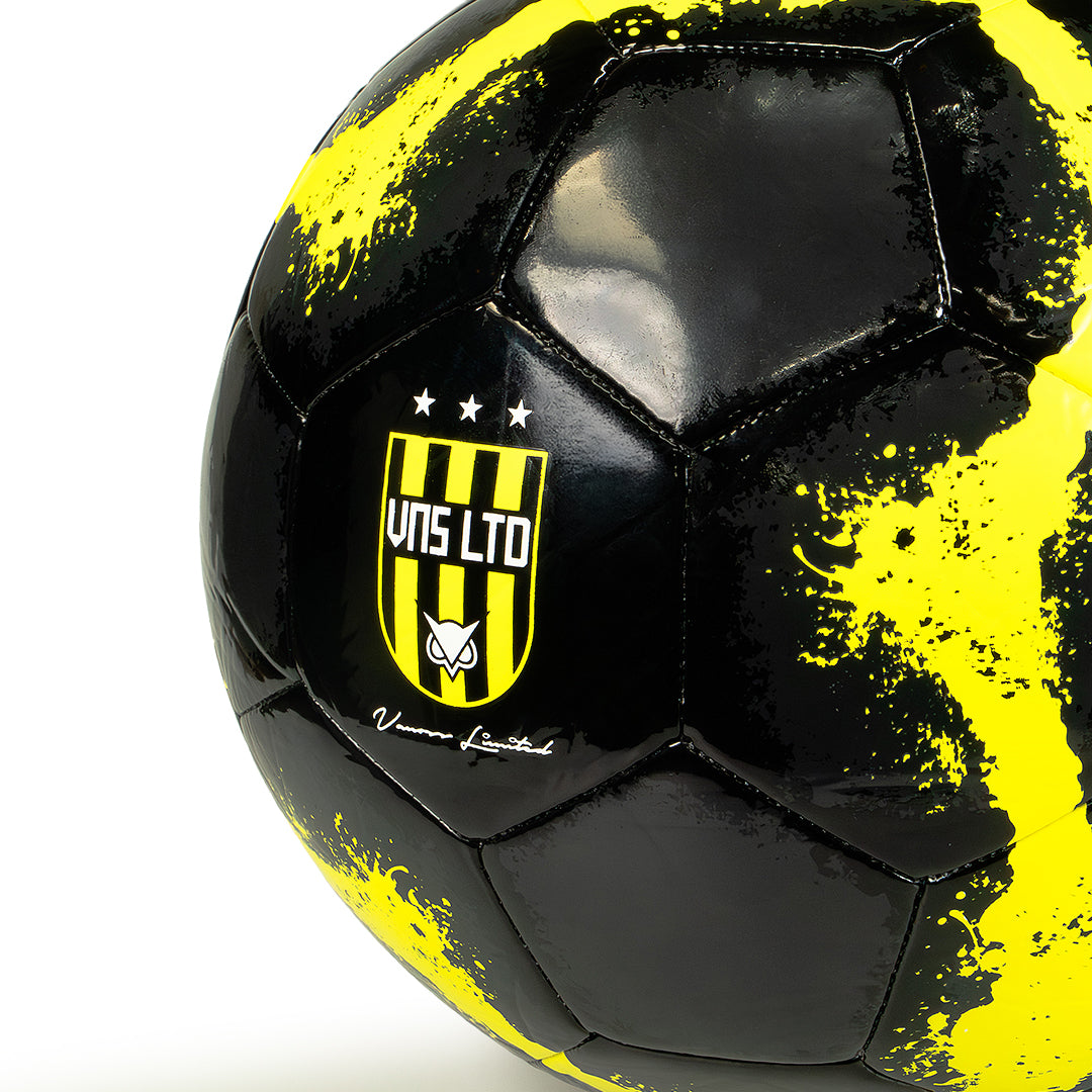 VANOSS® | SOCCER BALL (BLACK/YELLOW)