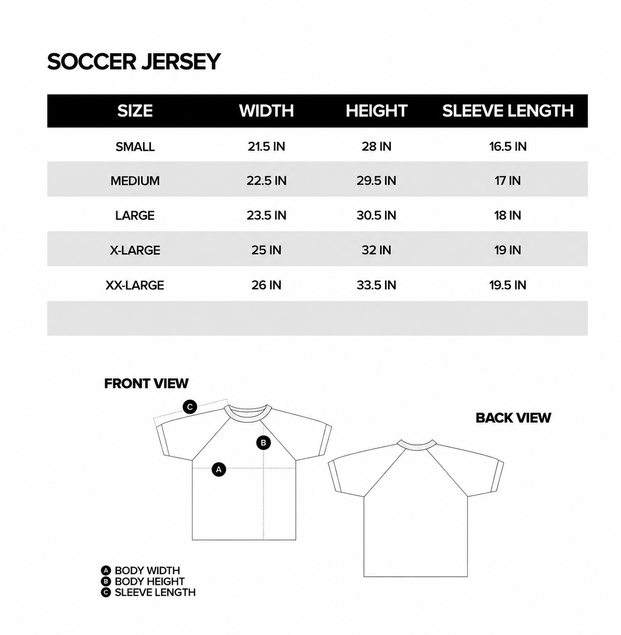 VANOSS® | SOCCER JERSEY (BLACK/YELLOW)